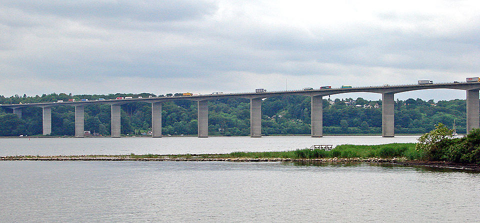 Puente del fiordo de Vejle