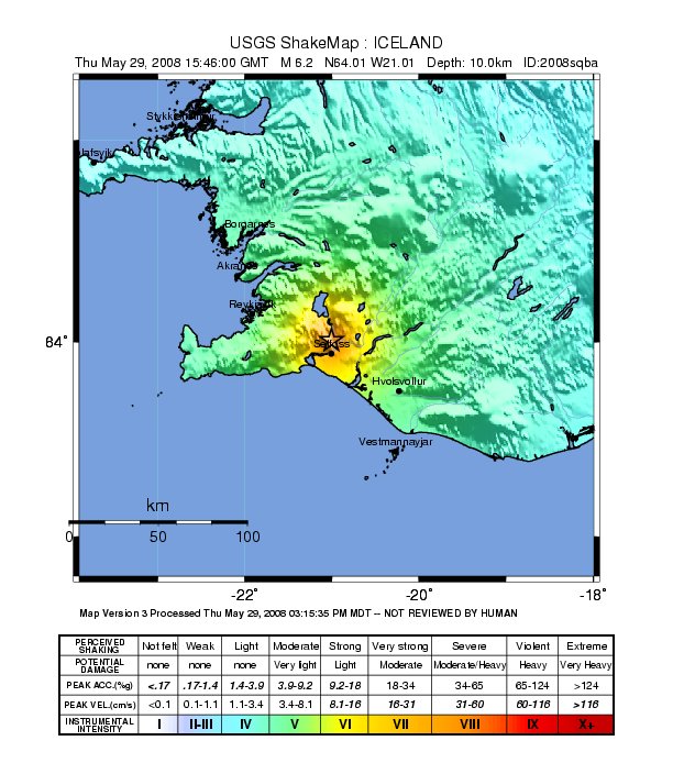 Terremoto de Islandia de 2008