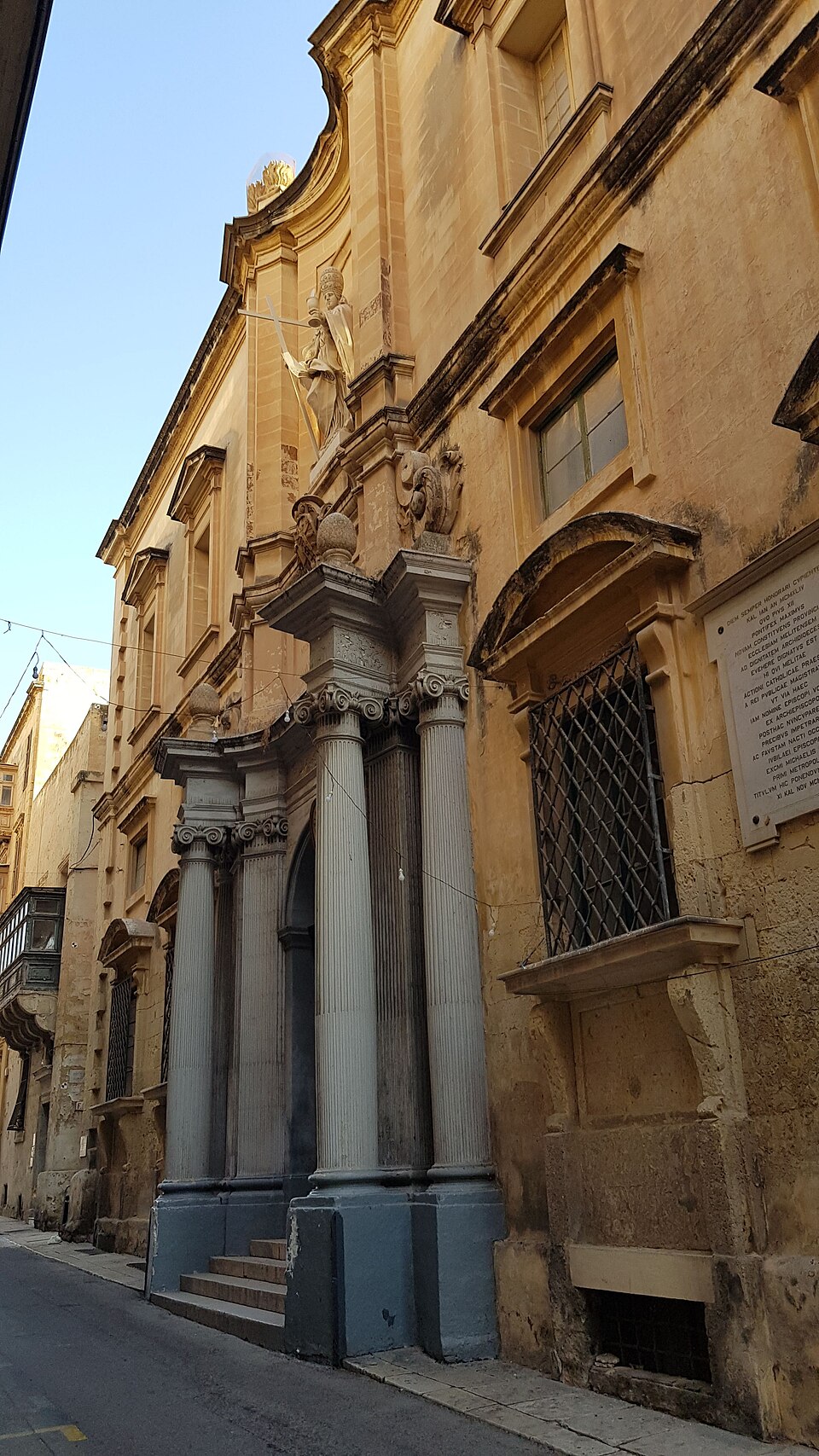 Palacio arzobispal, La Valeta