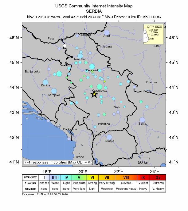 Terremoto de Kraljevo de 2010