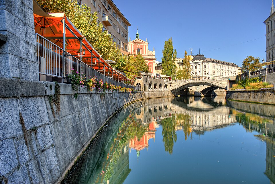 Crucero por el río Ljubljanica